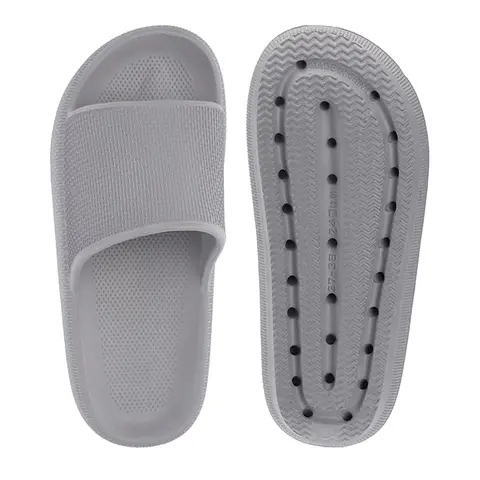 Women's Unisex Cloud Thick Sole Rubber Casual Slippers - Comfortable, Soft, Non-Slip, Waterproof, Stylish Daily Walking Shoe with Trendy Versatile Design, Walking Shoes, Footwear, Slip On, 6-7 Women/4.5-5.5Men, Chic, Beachtobed, Home & Pool, All Year, Bel