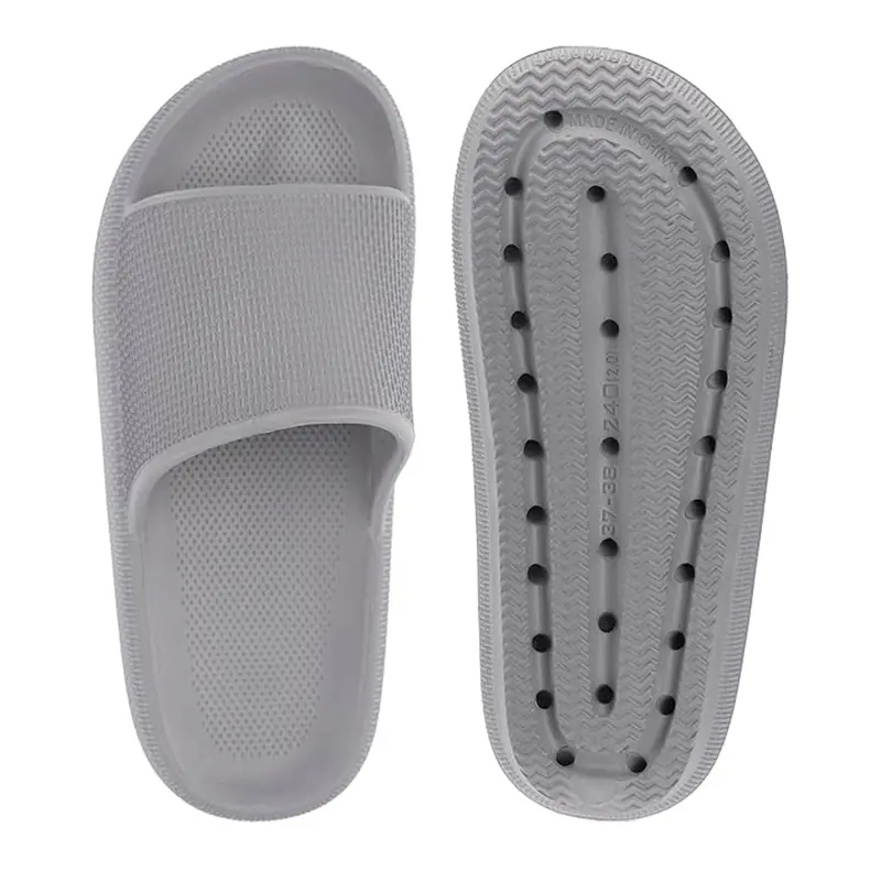 Women's Unisex Cloud Thick Sole Rubber Casual Slippers - Comfortable, Soft, Non-Slip, Waterproof, Stylish Daily Walking Shoe with Trendy Versatile Design, Walking Shoes, Footwear, Slip On, 6-7 Women/4.5-5.5Men, Chic, Beachtobed, Home & Pool, All Year, Bel