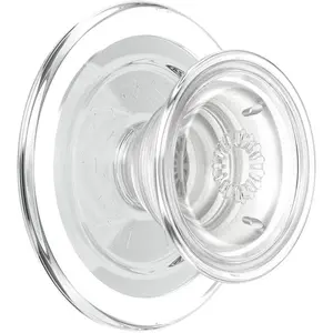 PopSockets PopGrip Cell Phone Grip & Stand with MagSafe - Clear Round