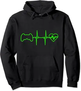 Funny Typical Gamer Heartbeat Teen Boy Gifts Video Game Pullover Hoodie - Ashleyan Shop 82B082QK6R2N