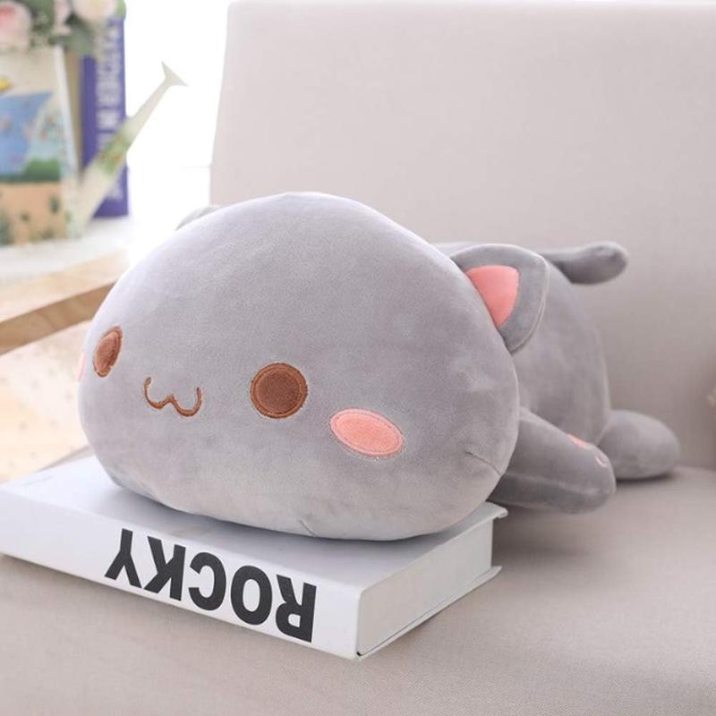 Cat Stuffed Animals, Soft Cat Plush Pillow Kitten Stuffed Animal Toy Gifts for Kids