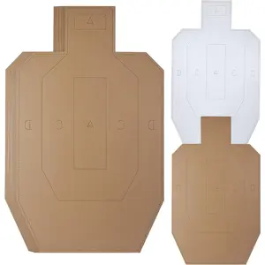 Official uspsa Targets,30x18in Cardboard Targets for Shooting, Gun Range Targets,idpa Targets Cardboard,Cardboard Targets for Shooting(20 Sheets)