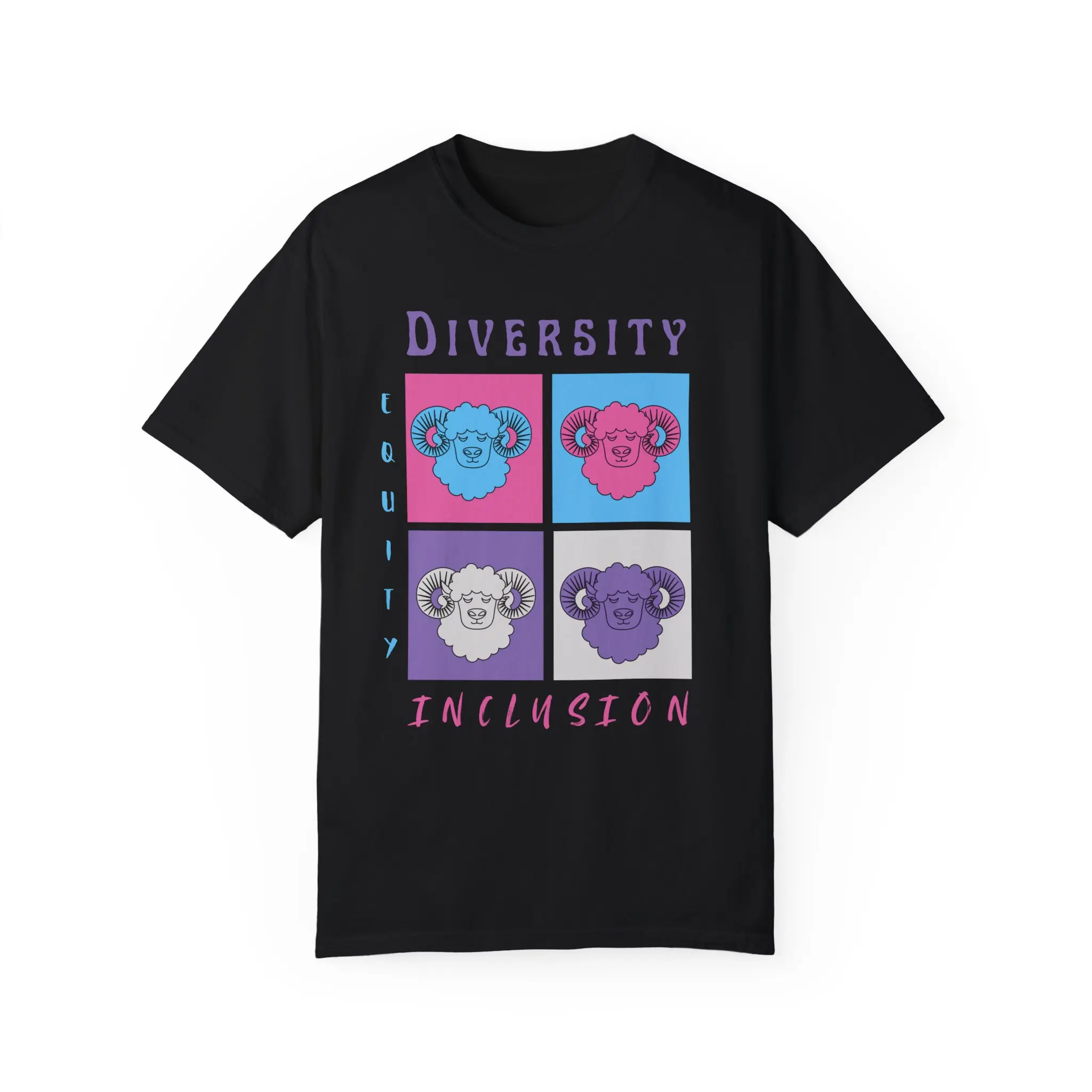 Diversity Inclusion T-shirt | Unisex Garment-Dyed Tee for Equality Advocates, Pride Events, Gift for Activists, college, university, rhode island, dei Celebratory Wear, LGBTQ+