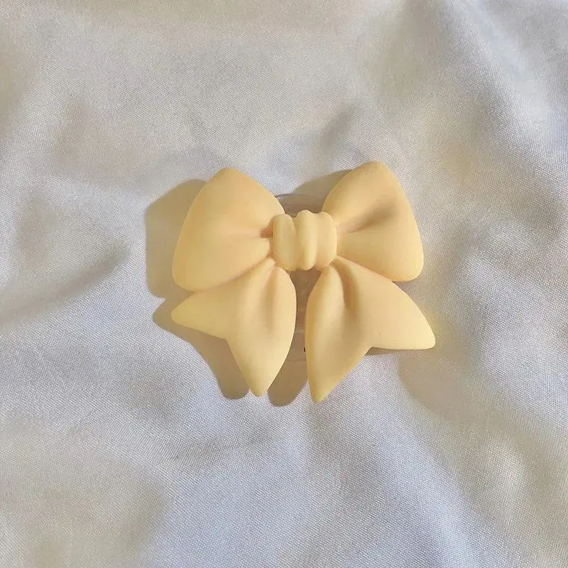 Cute Bow Decor Phone Holder Grip, 1 Count 3D Bowknot Design Phone Finger Ring Holder, Expanding Phone Bracket, Phone Accessories for Women & Girls, Cell Phone Mount, Phone Grip Handle, Cell Phone Holders