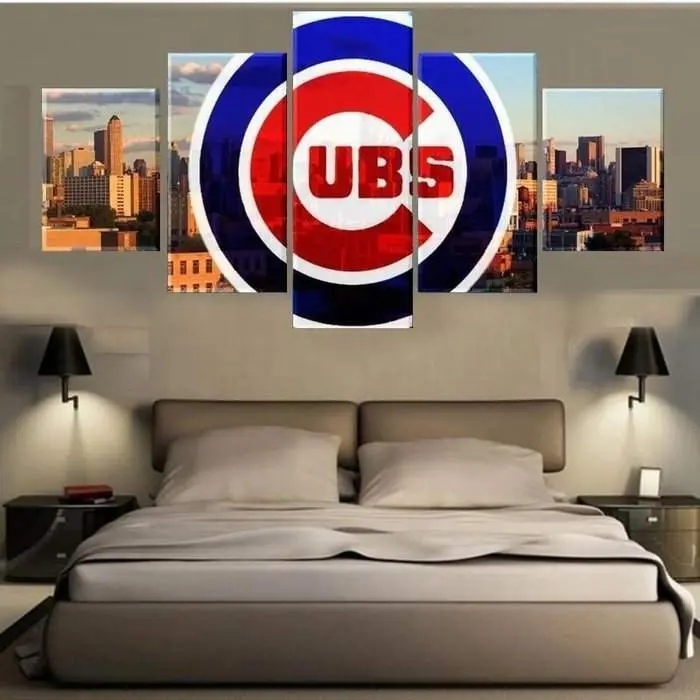 Chicago Cubs Canvas Painting Poster Print Wall Art Framed