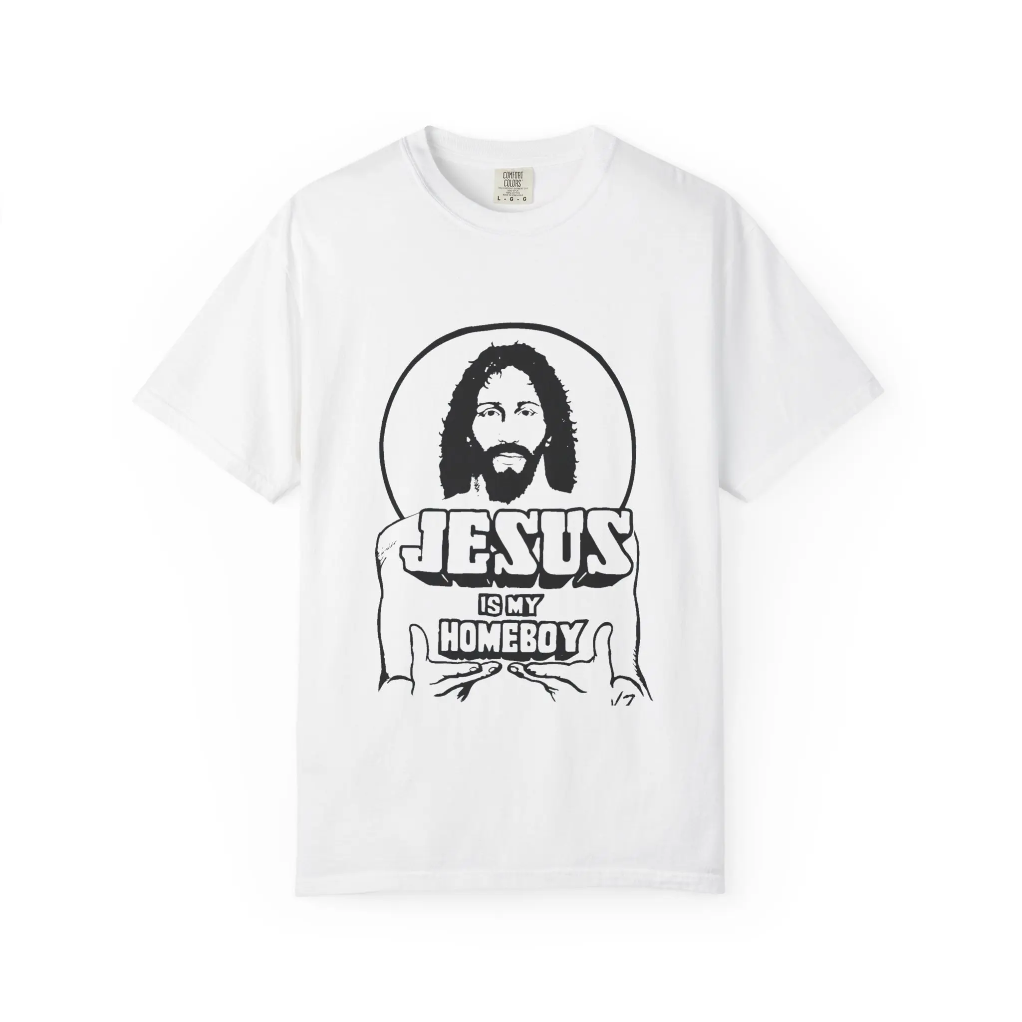 Jesus is my Homeboy Vintage, Shirt, Religious Christian Tee, Retro Graphic Top, Casual Tee, Gift for Believers