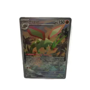 Flygon 101/094 Phantasmal Flames - Stage 2, HP 150, Sandy Flapping Ability, Cutting Wind 130, Official Pokemon Trading Card