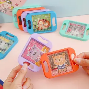 10 Piece Children Balance Maze Toy Set, Puzzle Game, Hand-Eye Coordination Training, Cartoon Design, Ideal Birthday & Party Gift, Color Random