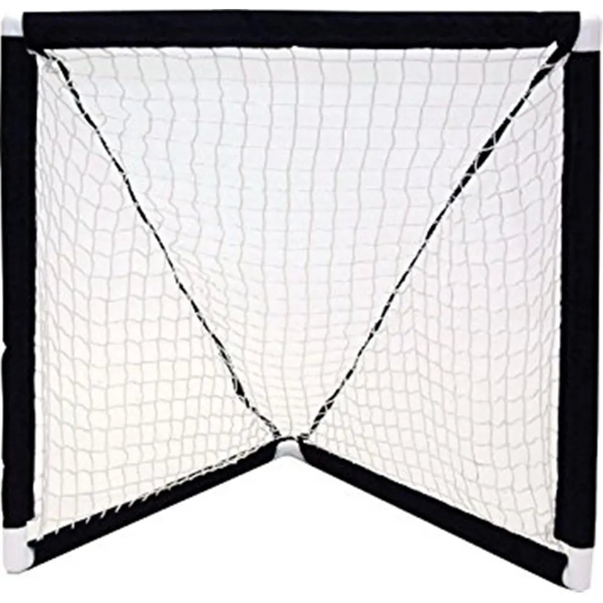 212 MAIN 3x3 ft Mini Lacrosse Goal - White, Portable Setup, 3X3 Feet