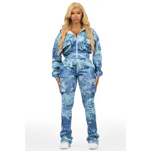 Tehjena Blue Digital Camo Stacked Trackset Tehjena Blue Digital Camo Stacked Trackset