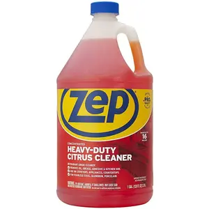 Zep Heavy-Duty Citrus Degreaser Cleaner Concentrate - 1 Gallon (1 Unit) ZUCIT128 - Restaurant Grade Degreaser and Cleaner Removes Oil, Grease, Adhesive, and Kitchen Soil