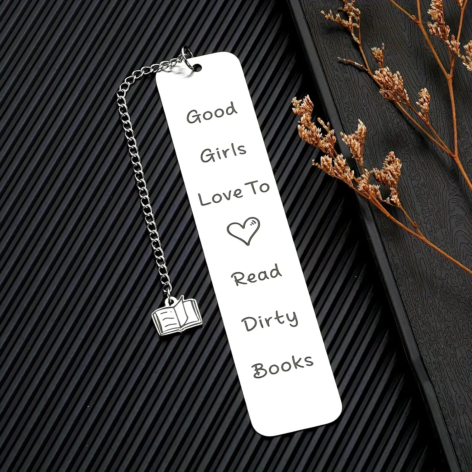Stainless Steel Fun Bookmark, Perfect for Book Lovers, Teens, Women, Creative Birthday Gift, Unique Girls' Present, Interesting Reading Accessory