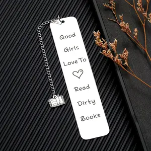 Stainless Steel Fun Bookmark, Perfect for Book Lovers, Teens, Women, Creative Birthday Gift, Unique Girls' Present, Interesting Reading Accessory