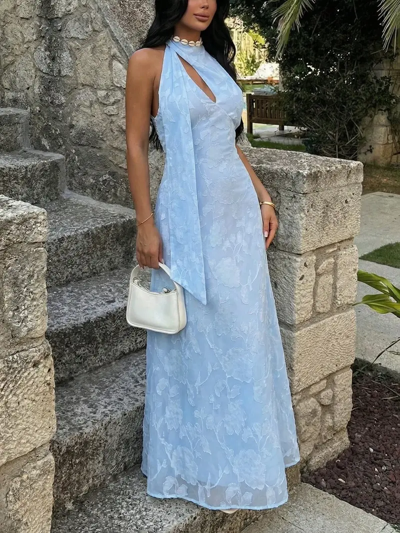 Baby blue long dress - TikTok Shop Baby blue long dress - TikTok Shop