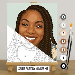 Selfie Paint Kit, Paint Your Spouse Kit, Paint Your Partner Kit, Self Portrait Paint Kit, Date Night Gift