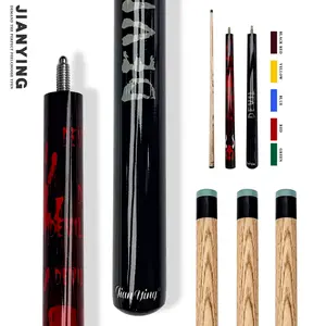 Jumping and Breaking billiard Club - 3 parts - 143 cm /56.2 inches - Club head: 1.4 cm /0.55 inches - Weight: 19-21 ounces - Wooden club body