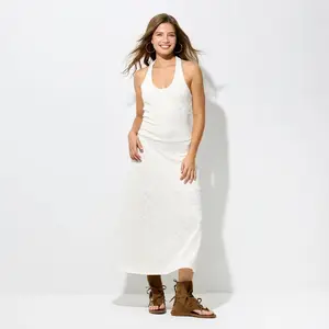 Women's Knit Midi Dress - Wild Fable Cream L