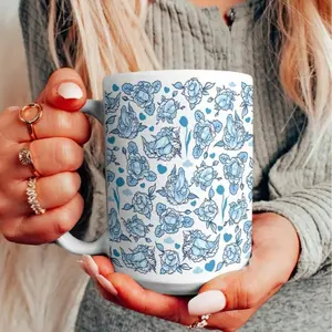 Floral Penis Funny Mug, Funny Adult Humor Naughty Dirty / Gag Gift / Coffee Mug / Gift for Her