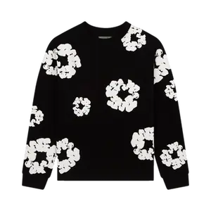 Denim Tears Long-Sleeve Wreath Tee 'Black'