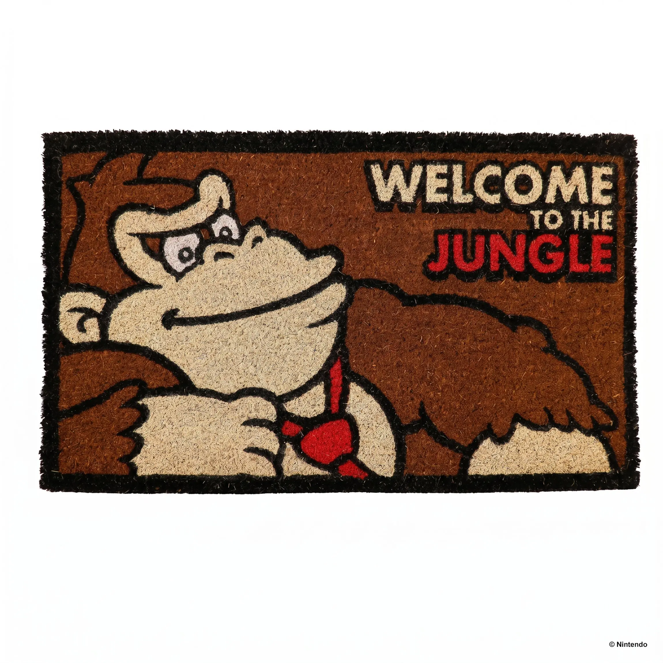 Donkey Kong™ Welcome to the Jungle Themed Doormat, 29x17 in Household Textile Floor Mat for Entryway