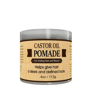 OKAY Men's Castor Oil Beard & Hair Pomade - 4 oz / 118 ml
