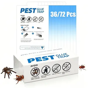 36pcs Effective Roach Traps Disposable Bait Stations | Powerful Pest Control for Home & Kitchen Insect Elimination