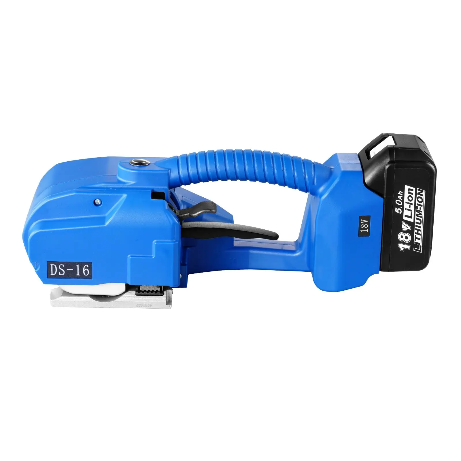 VEVOR Electric Strapping Machine, Adjustable Tension Tool with Digital Display & Easy Digital Controls, 0.35"-0.63" PP/PET Strap Compatibility, 2x5000mAh High-Capacity Lithium Batteries, Strong Tension Portable Banding Tool for Packaging Boxes & Pallets