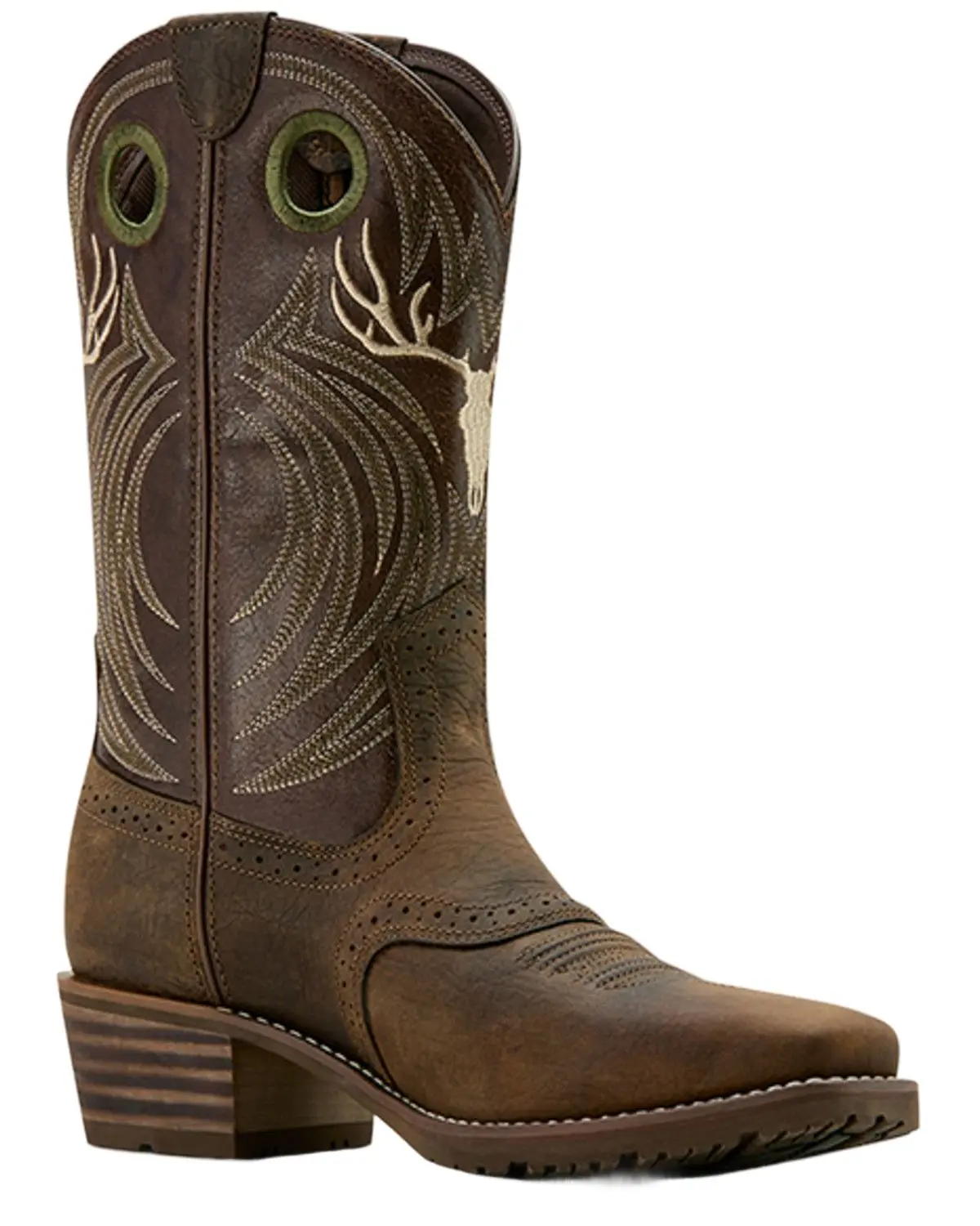 Ariat Men's Men'S Hybrid Roughstock Antler Performance Western Boot - 10061156
