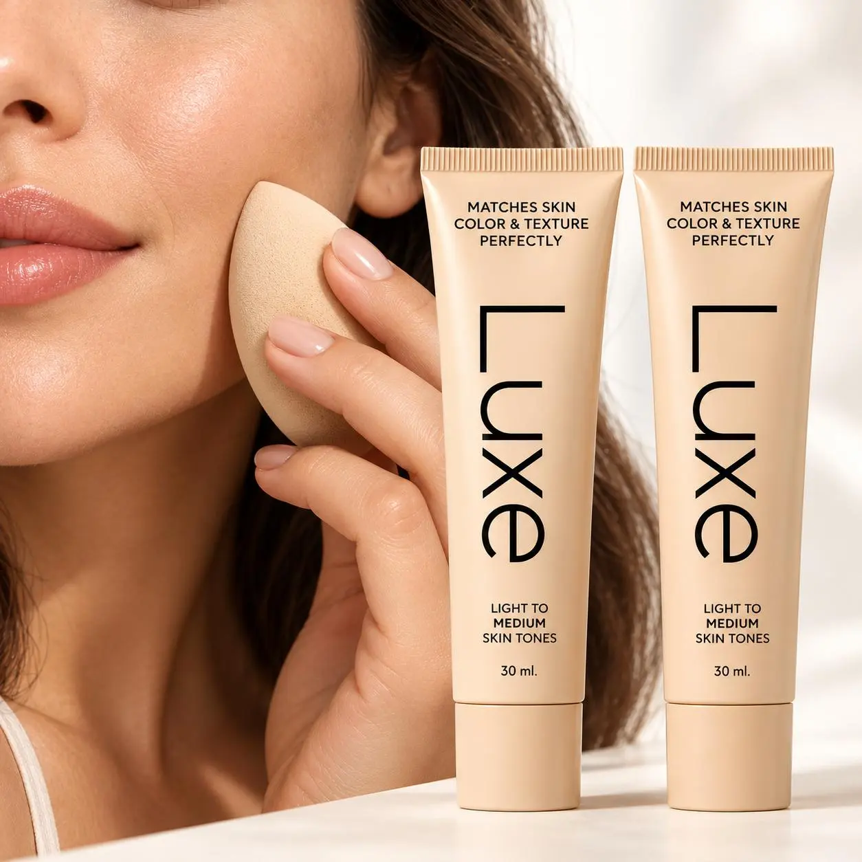 Color Changing Foundation for Women, Tone Matching Liquid Makeup with Buildable Light to Medium Coverage, Lightweight Hydrating Formula for Natural Dewy Finish, Everyday Beauty Routine