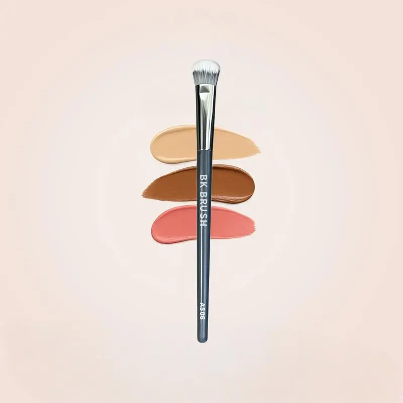 BK 506 Counts/Deluxe Set The Best Christmas Gift Contoured Foundation Brush Makeup Brush Foundation Brush for Powder,Liquid or Cream Foundation Makeup Tools Soft Fiber Wool for Any Skin Type