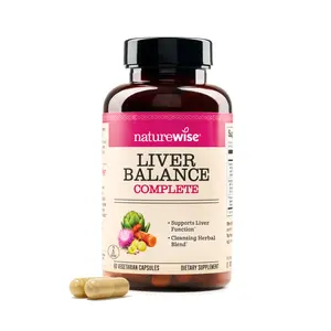 NatureWise Liver Balance Complete - Clean, Non-GMO, Gluten Free, Third-Party Tested Liver Support Supplement