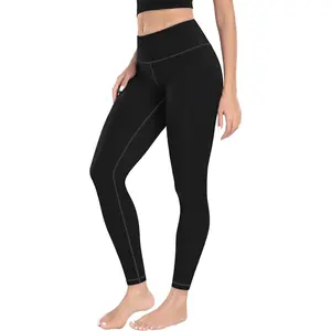 High Waist Yoga Leggings for Women - Full Length Buttery Soft Workout Stretchy Yoga Pants Pack of 1