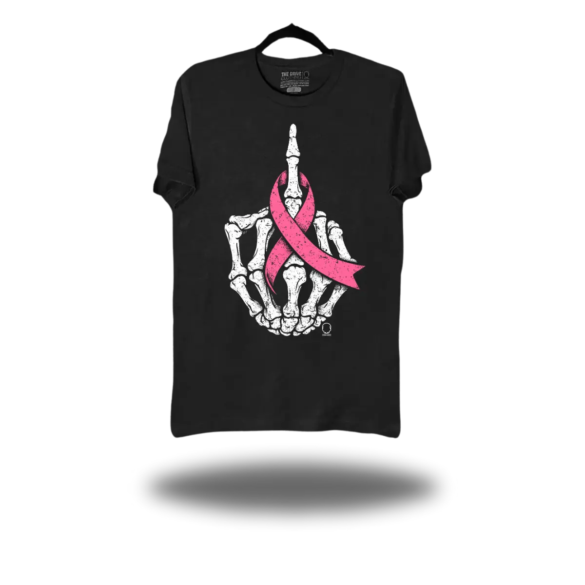 Women's Short-Sleeve Knit Garment, Thedriveclothing FU CANCER Black Classic Tee, 100% Ring Spun Cotton, Soft Breathable, Unisex Comfort Fit, Vintage Graphic, Casual Gym Streetwear Awareness Layering Top