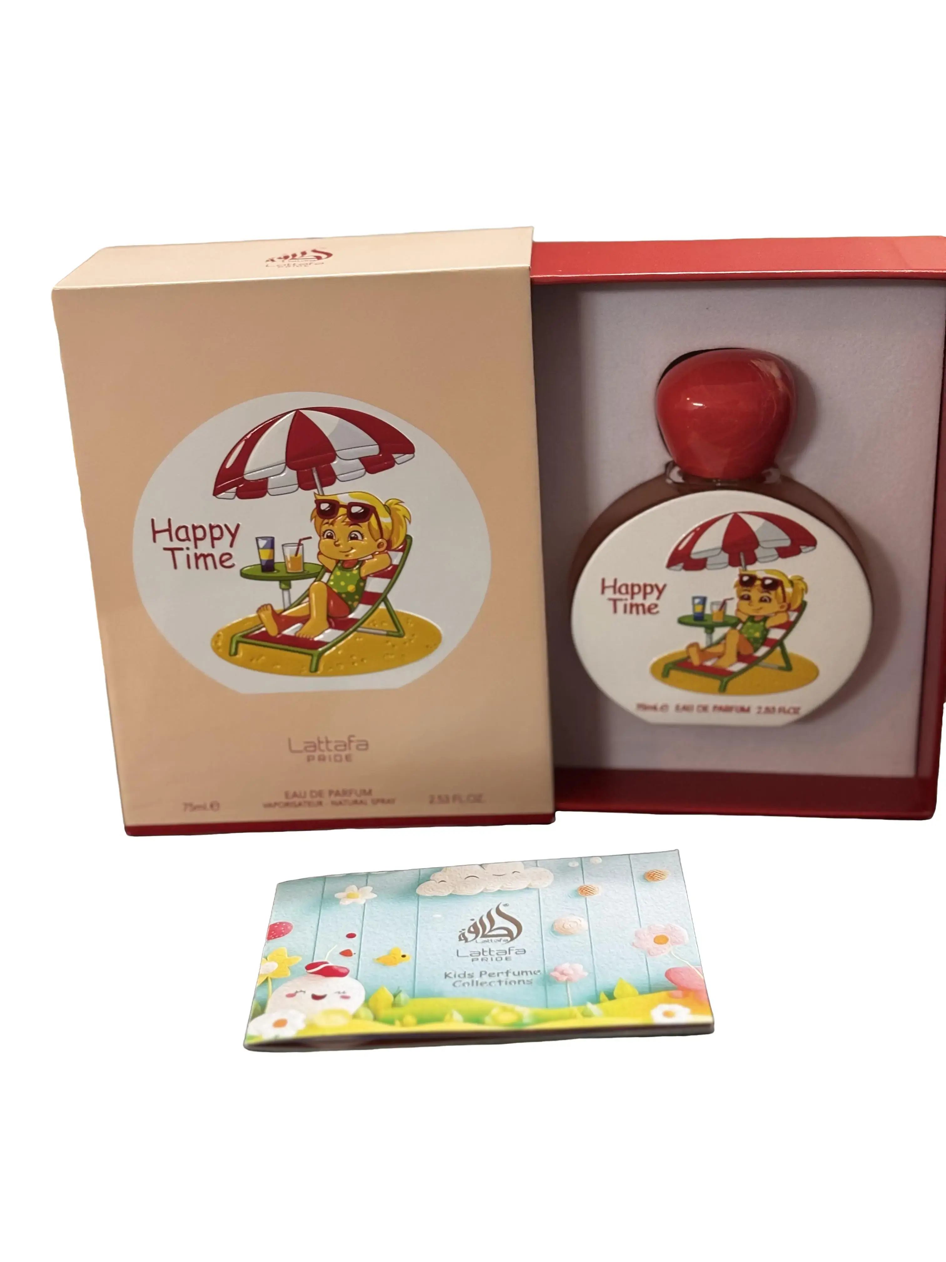 Lattafa Play By Lattafa Pride for Kids Regular Edition Eau de Parfum 75 ml - Happy Time Fragrance with Mandarin Lemon & Sparkling Ginger Notes for Unisex