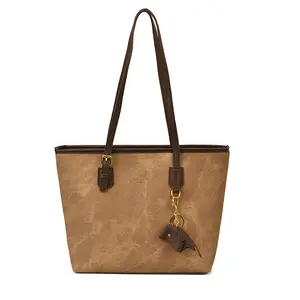High sense fashion versatile bag women's bag 2025 new student class shoulder bag large capacity commuter tote bag