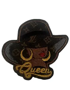 Queen vibes iron on patch