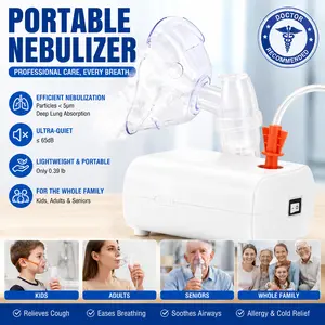 Mini Portable Nebulizer – USB Rechargeable, Handheld Mist Inhaler for Kids & Adults