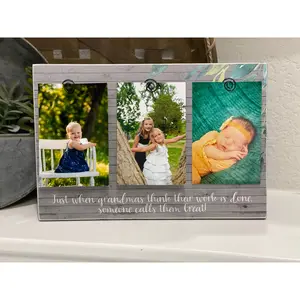 Great Grandma Gift for Great Grandma Personalized Picture Frame for Grandma Mimi Gigi Nana - Personalize Quote With Any Name! 4 x 6 Frame