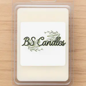 BS Candles Clamshell Wax Melt Hand Crafted Flannel Scented Solid Wax Melts for Aromatherapy and Home Fragrance in Elegant Clamshell Container