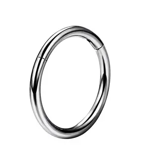 Oufer 16G Titanium Hinged Segment Septum Ring Helix Cartilage Ring