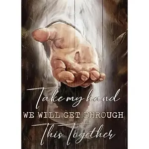 Painting Kits for Adults, Christ  Art Kits for Beginner, 5D DIY Round Full  Dots Paintings for Home Wall Decoration , 12x16inch