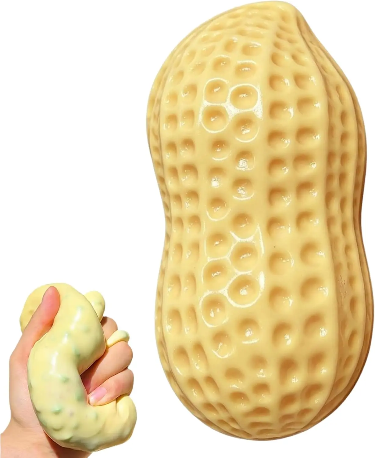 Crunchy Peanut Squishy Slow Rising Fidget | Peanut Squishy Crunchy, Stress Relief Fidget, Party Favor Gift, Squeeze
