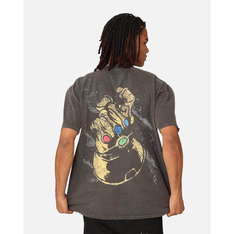 Marvel Thanos Vintage T-Shirt Black Wash