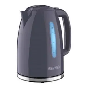 Black & Decker 6060233 9.5 x 8.5 x 6.2 in. 1.7 Litre Electric Kettle, Gray