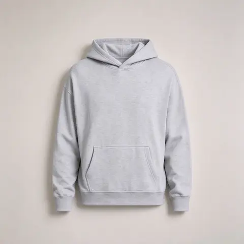 Men's Plain Longsleeve Sweatshirt Hoodie - Minimalist Stylish Everyday Fit, Soft Breathable Skin-Friendly, Pockets, Casual Street Wear Top for Multi-Season Use, Longsleeves
