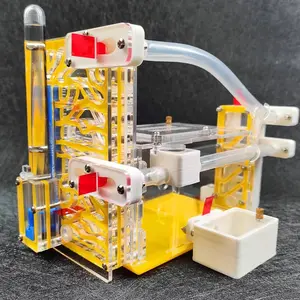 1PC Yellow/Blue/Red T Design DIY Ant Farm with Feeding Area Acryl Ant Nest Insect Ant House Villa Anthill Pet Workshop Mania for House Ant