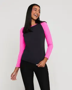 Women's Shirts AeroFit Apparel Long Sleeve Polyamide Raglan T-Shirt