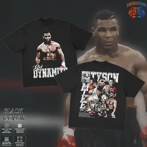 Mike Tyson Kid Dynamite Vintage Boxing T-Shirt, Combat Sports Tee, Cotton Menswear Fight Shirt, Crew Neck T-Shirt, Sport T-Shirt, MMA Clothing, Gift for Men & Women, Outdoor Training Tee, Workout T-Shirt.