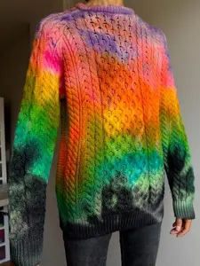 XL + Halloween Fisherman Outerwear Rainbow Irish Sweater , Thick Durable Jacket