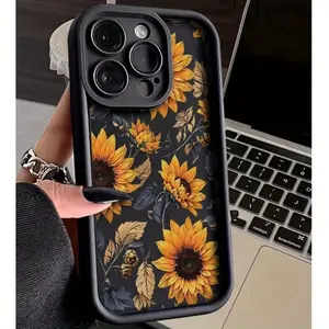 1Pcs Fashion Flower Print Anti-Drop Thick Mobile Phone Case Compatible for Apple 17PROMAX/16PLUS/16PRO/16/15PROMAX/15PLUS/15PRO/15/14PROMAX/14PLUS/14PRO/14/13PROMAX/13PRO/13/12PROMAX/12PRO/12 11PROMAX/11PRO/11/XSMAX/XR/XS/7 #   8PLUS/7 #   8